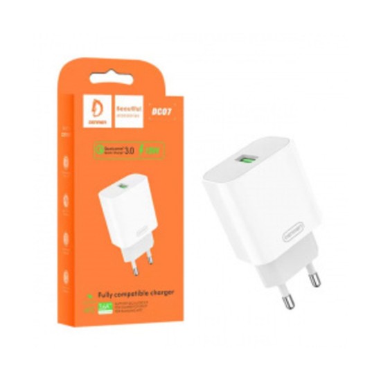 DENMEN ADAPTER DC07 3.6A WHITE